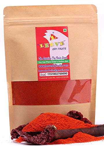 Image of Leeve Kashmiri Chilli Powder 400g | Natural Red Mirch Powder | Rich Color & Mild Spice | For Curry, Tandoori & Gravy | No Artificial Color | Hygienically Packed