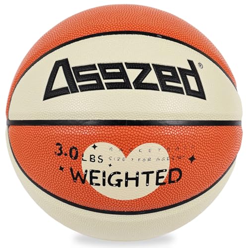 Asgzed 3lbs 29.5" Weighted Basketball Composite Heavy Trainer Basketball for