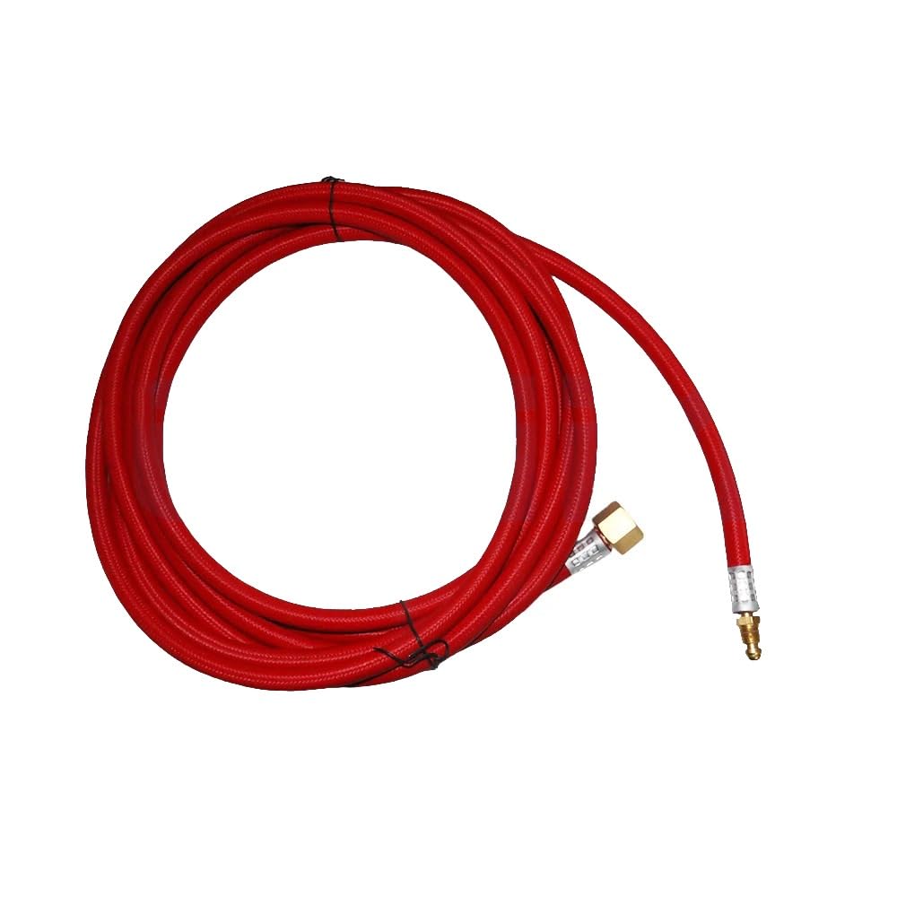 Câble de soudage Tig tuyau souple rouge 4M avec joint M16 pour torche WP9