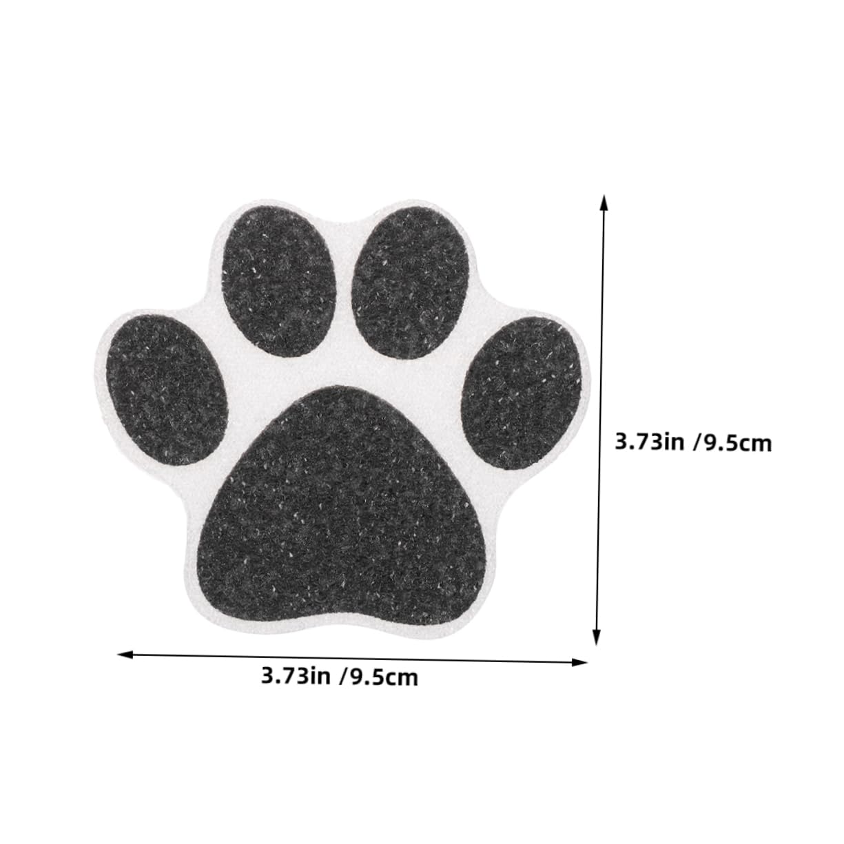 Beatifufu 20pcs Cute Paw Print Cat Dogs Paw Kitchen Bathroom Floor Non-Slip Decorative Stickers for Home Decor
