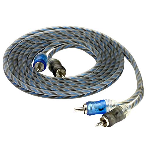 Câble RCA Scosche Efxrp6 pour relier un amplificateur de voiture sans perte de signal