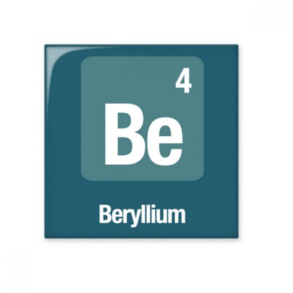 Carreau céramique béryllium cadeau original pour prof de chimie et science