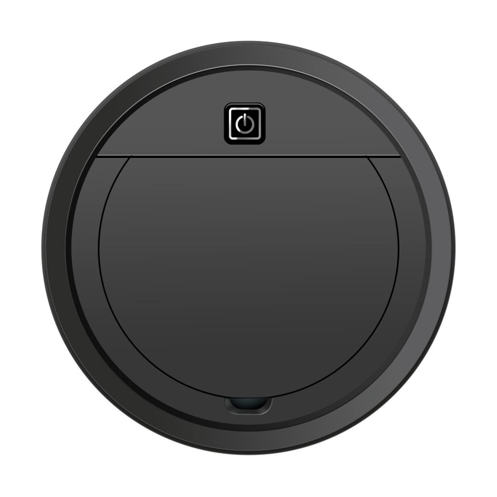 CUSIKAUARobot Vacuum Cleaner, 1200pa High Suction | 360° Smart Steering Sweeping Cleaning Robot Vacuum Cleaner, Automatic Quiet, for Pet Hair Hardwood Floor Carpet Tile (Black)