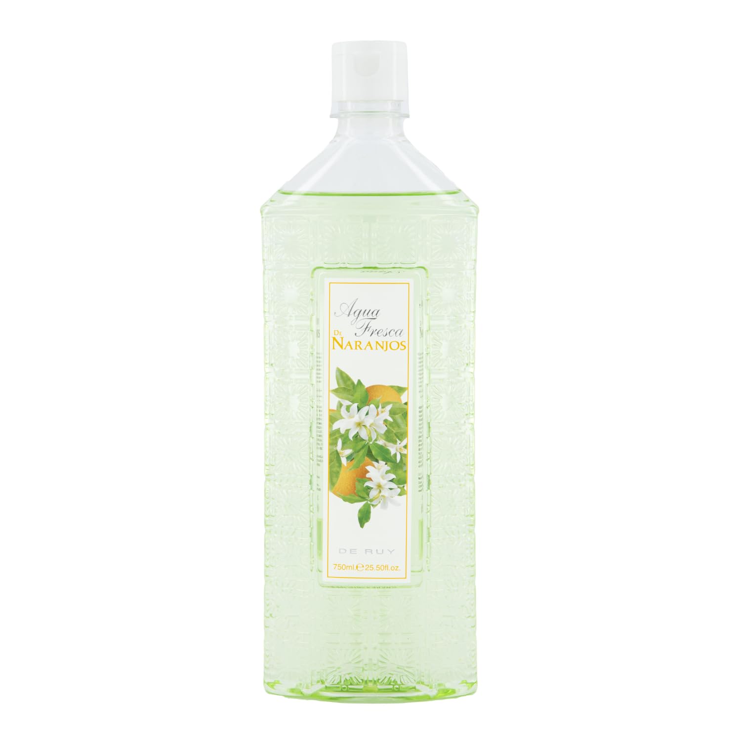 AGUA FRESCA DE RUY - Naranjos, Perfume Unisex, 750 ml, Colonia Hombre y Mujer, Eau de Toilette Masculina y Femenina, Aroma Cítrico y Herbal, Fragancia Suave y de Larga Duración