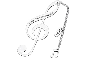 Bookmark for Women Men Her Him 2024 Graduation Gifts for Music Teacher