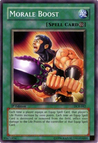 Amazon.com: Yu-Gi-Oh! - Morale Boost (DCR-042) - Dark Crisis - Unlimited  Edition