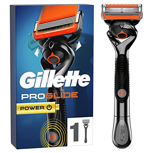 6 mejores maquinillas de afeitar desechables OCU 40 Gillette ProGlide Power Maquinilla De Afeitar Para Hombre, 1 Mango De...