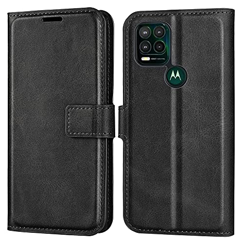 D DESSVON Moto G Stylus 5G (2021) Case Wallet Black, Motorola G Stylus 5G 2021 Leather Flip Case with Card Holder Kickstand Magnetic Closure Slim Phone Case Cover for Moto G Stylus 5G (2021)