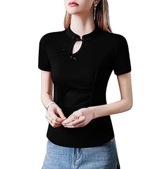 トップス teloplan Tomi China Blouse / Black 51HEpJWKBkL._SY350_QL65_.jpg