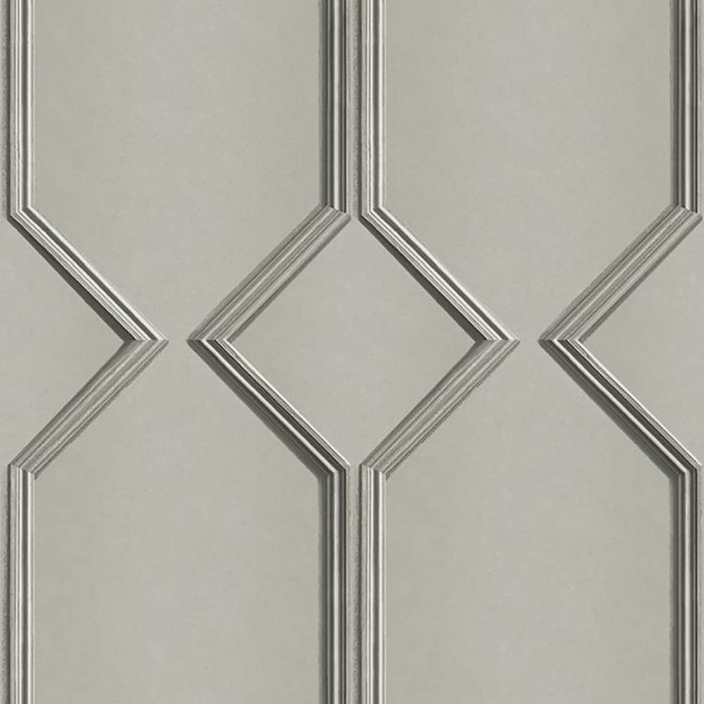 Alessia Panel Vinyl Wallpaper Grey Belgravia 215 8014573002158