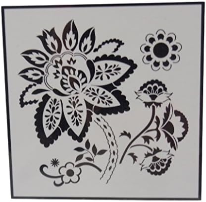 Buttercream Luxe Craft Laster Stencil Paisley Blossom