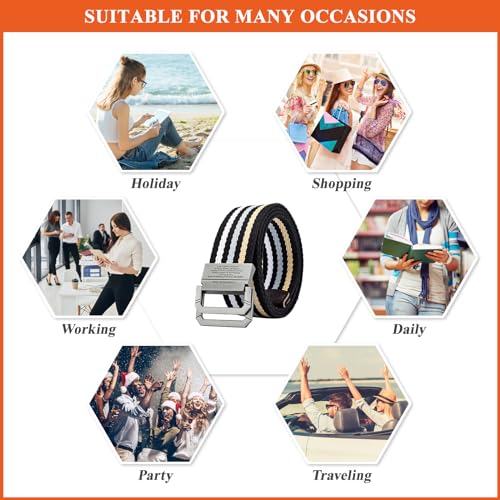 Men's Canvas Tactical Belt Webbing Web Waist Strap Women's No Holes Invisible Streak Belts Quick Release Buckle4