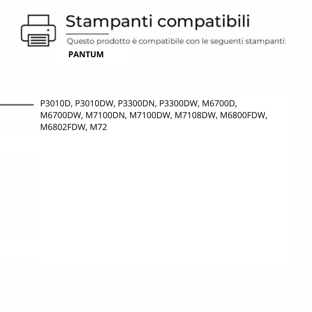 alphaink 2 Toner Compatibili con Pantum TL-410 TL410 stampanti Pantum P3010D P3010DW P3300DN P3300DW M6700D M6700DW M7100DN M7100DW M6800FDW M72 1.500 Copie l'uno (2 Toner)