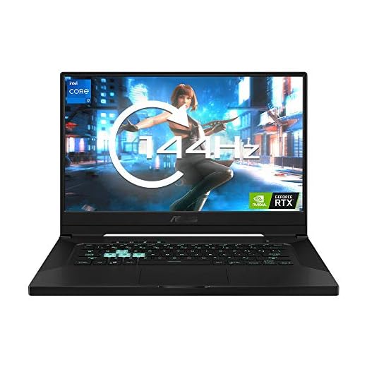 ASUS TUF Dash FX516PM 15.6 Inch Full HD 144 Hz Gaming Laptop (Intel i7-11370H, Nvidia GeForce RTX 3060, 8 GB RAM, 512 GB SSD, 4-Zone RGB Keyboard, Windows 10), Black