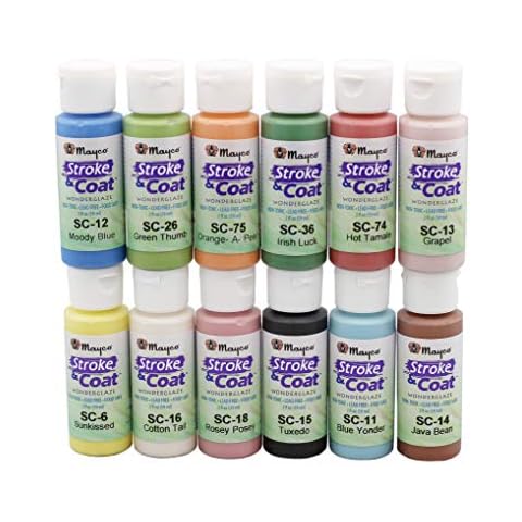 Creative Hobbies Mayco Stroke and Coat Glaze Kit for Ceramics Cover