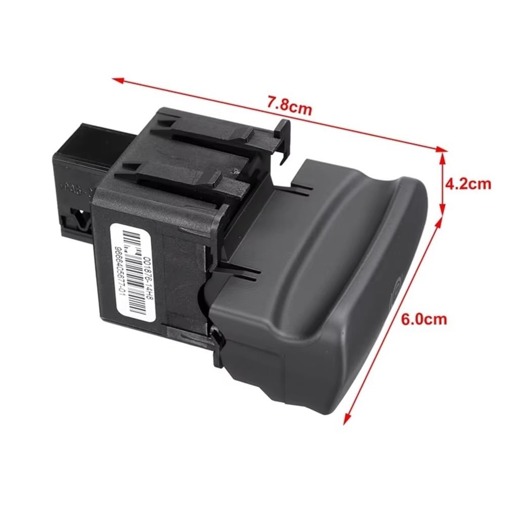 Interrupteur de Frein à Main Compatible avec Peugeot 5008, 308, 3008, CC SW, DS5, DS6, 607, 470706