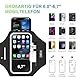 EOTW Joggen Sportarmband - Handyhalterung Arm mit Airpods Tasche für MP3-Player/iPhone 16/15/14/13 Pro Max Galaxy S24+/S23+/S22/S21(6,0~6,7)