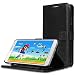 Note 3 Case,Galaxy Note 3 Case - ULAK Galaxy Note 3 Wallet Style Folio PU Leather Wallet Case with Money Pocket, Card & ID Window Slots WRIST STRAP (LANYARD) for Samsung Galaxy Note 3 Note iii N9000 + Screen Protector & Stylus Black