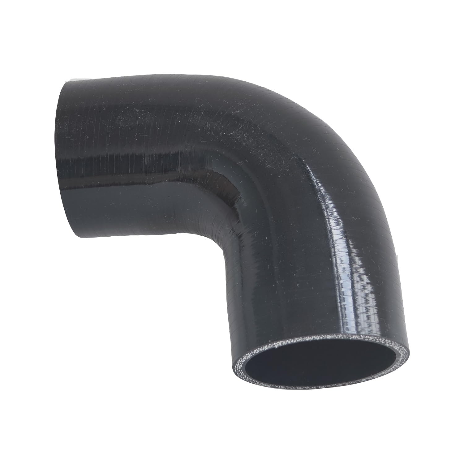 ID 2.5'' 90 Degree Elbow Coupler Hose Silicone 4-Ply Reinforced Turbo Intercooler Intake Piping Hoses High Temp (ID 2.5" (63mm))