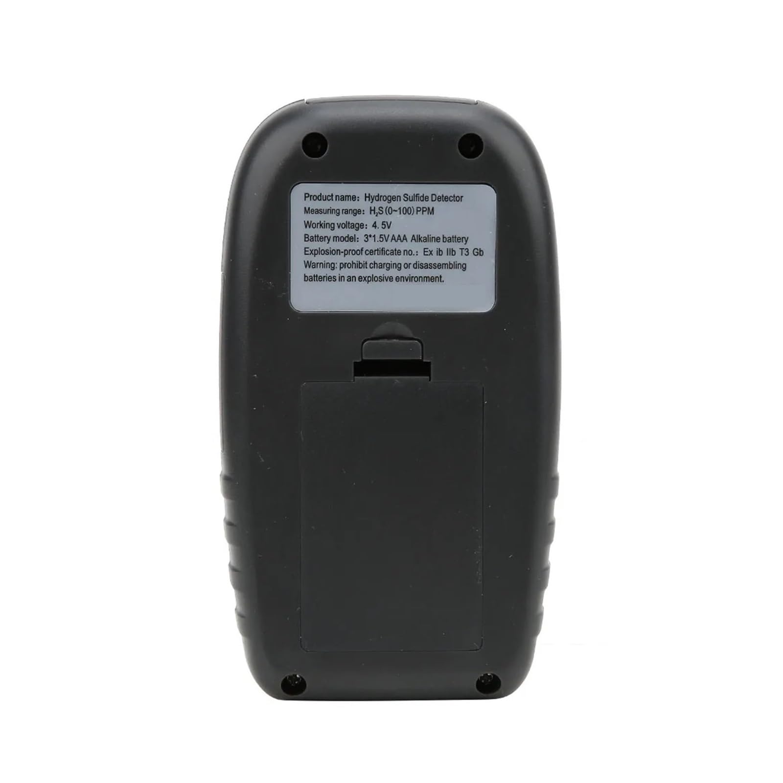 Detector de Gases, Detector de Gas H2S WT8822, Detector portátil Profesional, Monitor Alta sensibilidad, Sensor Alarma