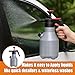 GAOLAOSY 2L Car Wash Pump Foam Sprayer, 0.5 Gallon Pressure Atomizer Water Soap Spray Bottle, Hand Pump Sprayer, Car Wash Foam Gun for Auto Beauty, Wheel Washing, Home and Garden Detailing