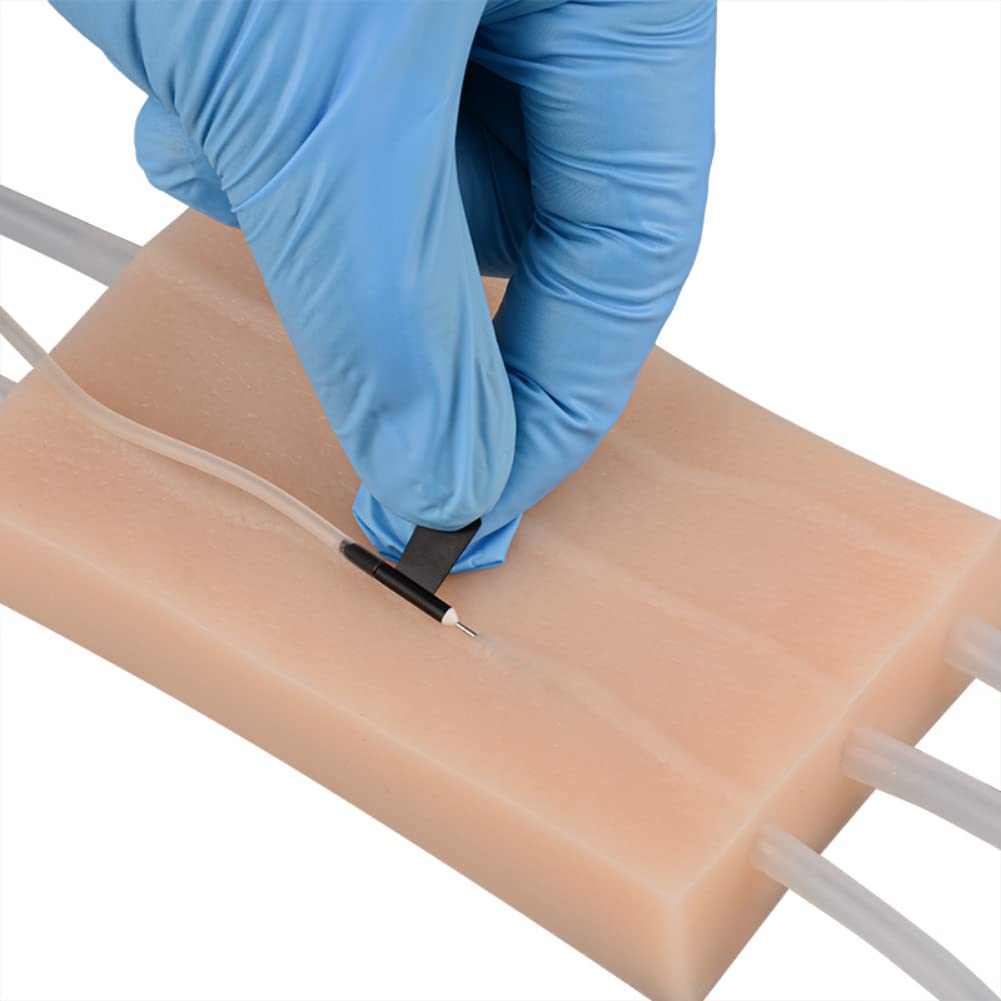 IV Injection Training Pad Model,Silicone Human Simulated Skin Injection Practice Pad for Nurse, Medical Students Practice & Training