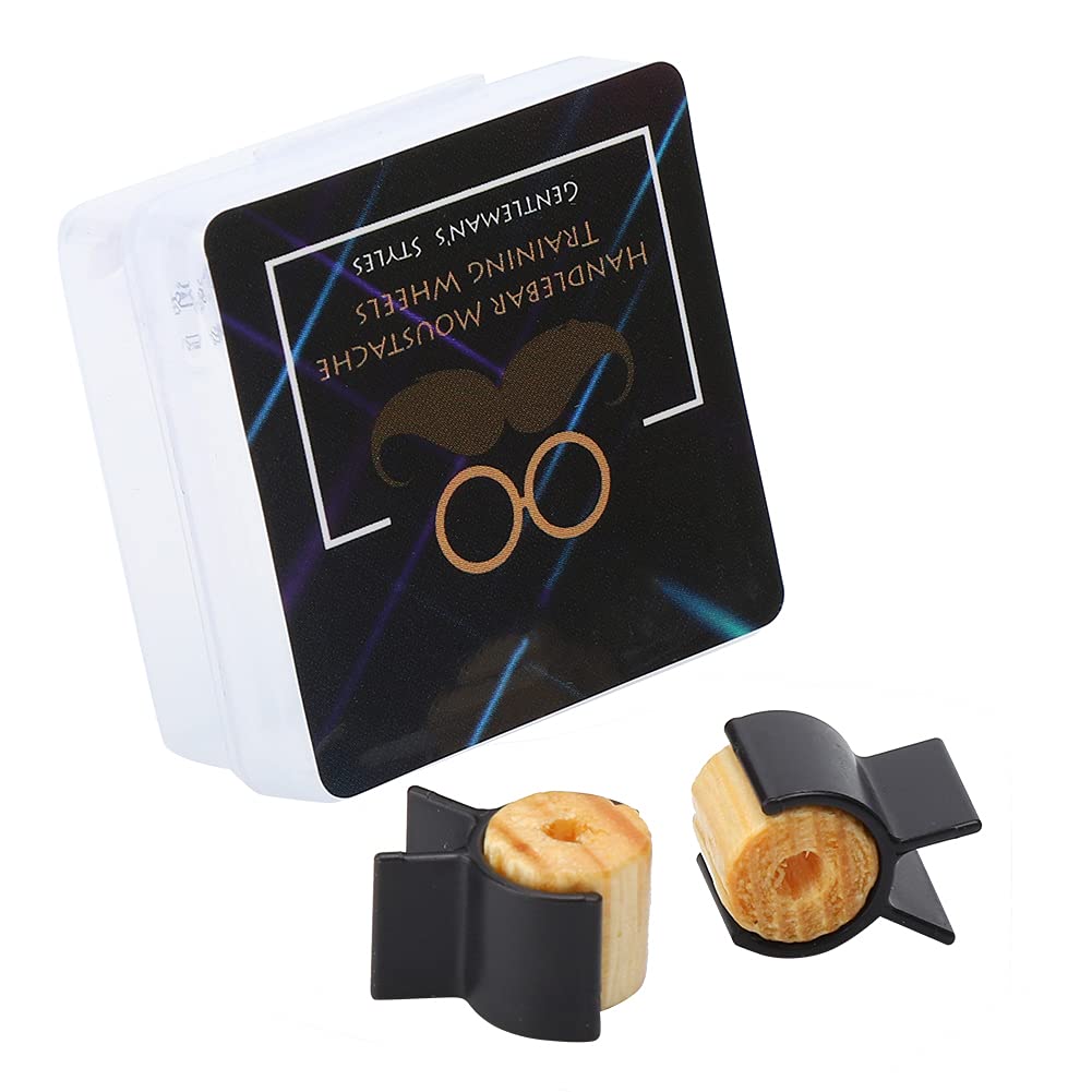 Moustache Training Wheel Handlebar Moustache Training Styling Template Beard Shaping Tool Mustache Shaping Template Beard Shaping Tool Boyfriend[Black]