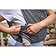 Boppy Comfyfit Evolution Babytrage, einfach zu tragen und verstellbar, ergonomische Babytrage für Mamas Vorderseite mit Kopf- und Nackenstütze, breite geknotete Gurte, verstellbare Armlöcher