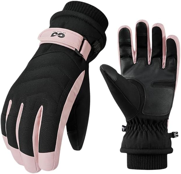 Winter Ski Snow Gloves for Men Women Youth, Touchscreen, Waterproof, Windproof, Cold Weather, Hand Warming, Work Gloves - Image 9