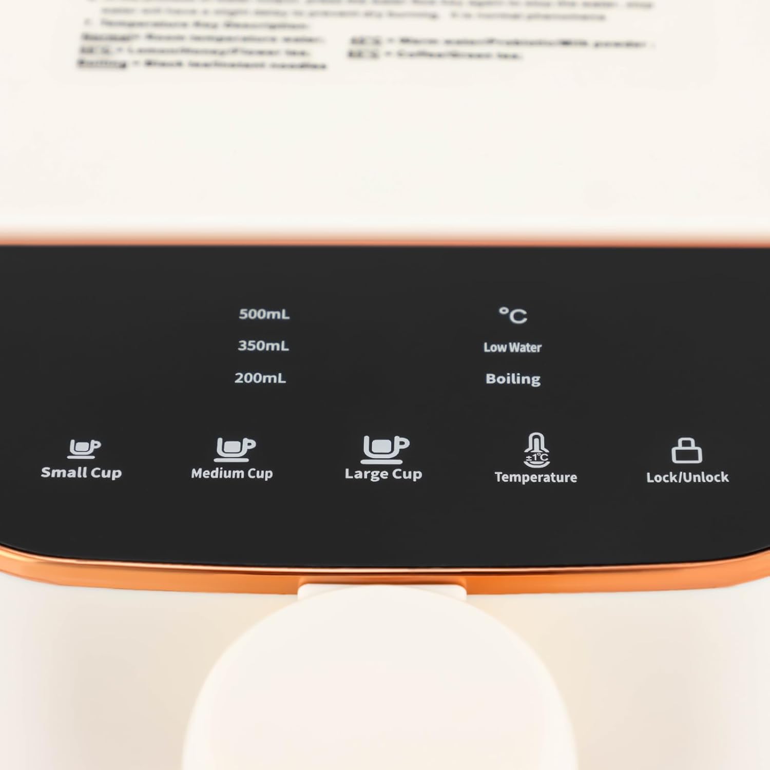 Instant Hot Water Dispenser - 3s Rapid Heating, 5 Adjustable Temperatures, Child Safety Locks, Night Light, 0.79Gal Electric Kettle for Home, Office, Coffee Shops - 3 Volume Settings