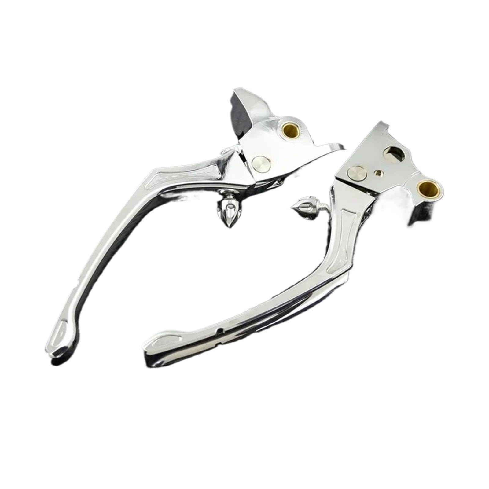 Onve Equipment Motorcycle Brake Handles Motorcycle CNC Brake Clutch Lever Chrome Fit for Harley Touring Electra Glide Standard Street Road King 2008-2019
