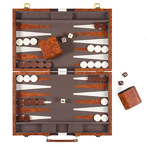 Amerous 19142 Backgammon Set, 15 Inches Classic Board Game thumb #7