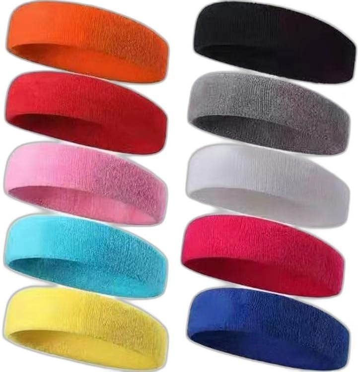 Sweatband Headband, Outdoor Fitness Running Yoga Polyester Spandex Multicolor image 5