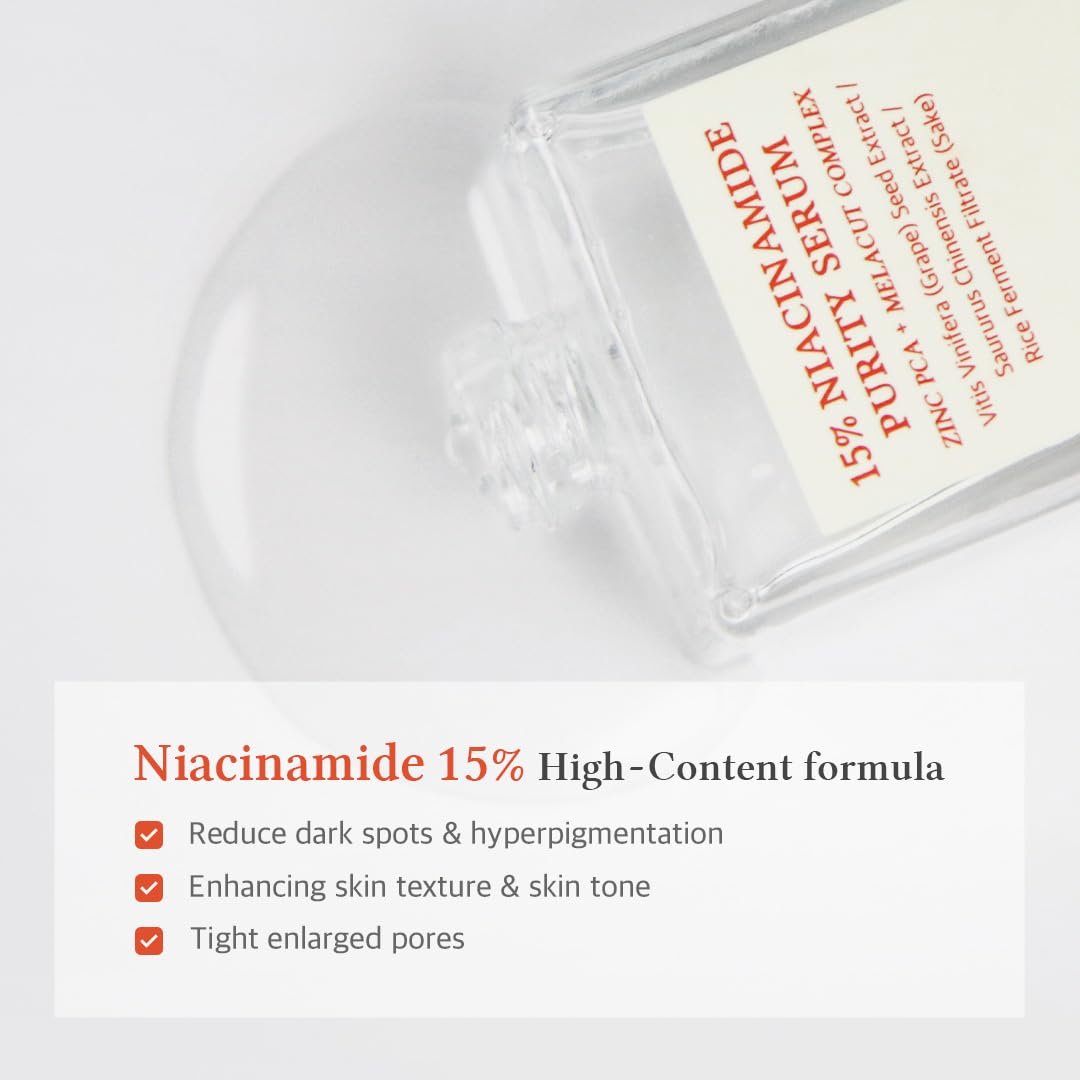 Dr.Althea 15% Niacinamide Purity Serum, 15% Niacinamide included, Overall skintone and texture improvement, Pore care - Image 3