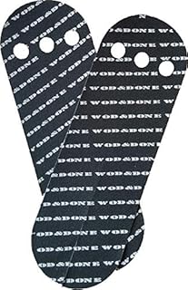 WOD&DONE Custom Hand Protection Athletic Tape Grips for Pullups, Functional Fitness, Gymnastics (Black, 20pk)