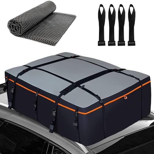 YMPPMKN 580L Auto Dachbox Schwerlast mit Schnallen,Haltbarer Dachkoffer, Dachtasche Wasserdicht, Dachgepäcktasche für Alle Fahrzeuge Mit/Ohne...
