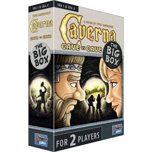 Lookout Spiele Caverna Cave vs. Cave The Big Box Board Game Cave Mining and Worker Placement Strategy Game Ages 12+ 2 Players Average Playtime 20-40 Minutes Made by Lookout Games,Multicolor,LK0144