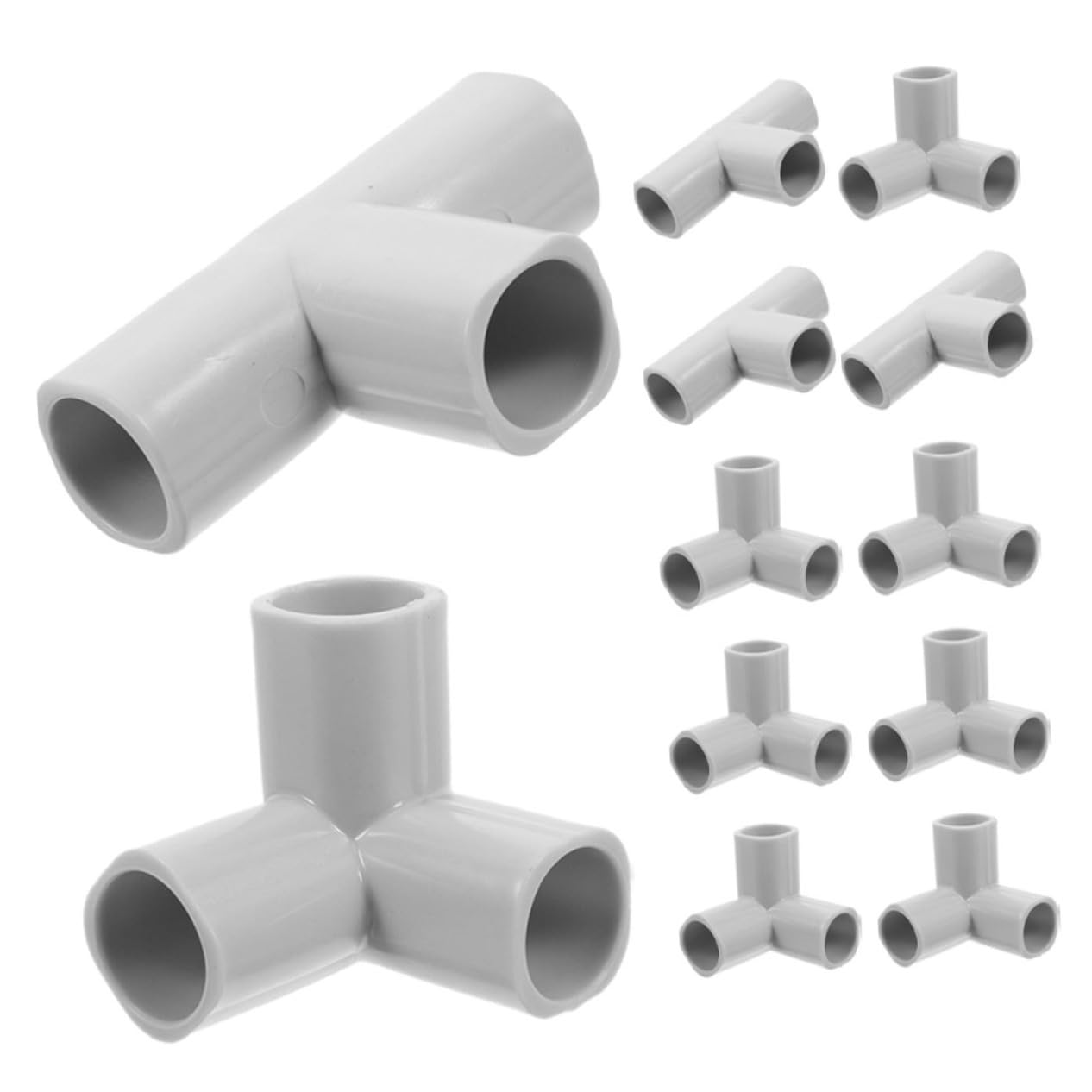 CIYODO 12pcs Tube Connectors Replacement Playpen Pipe Connectors Pipe Fittings Playpen Replacement Fittings Child Fence Accessories for Indoor Use