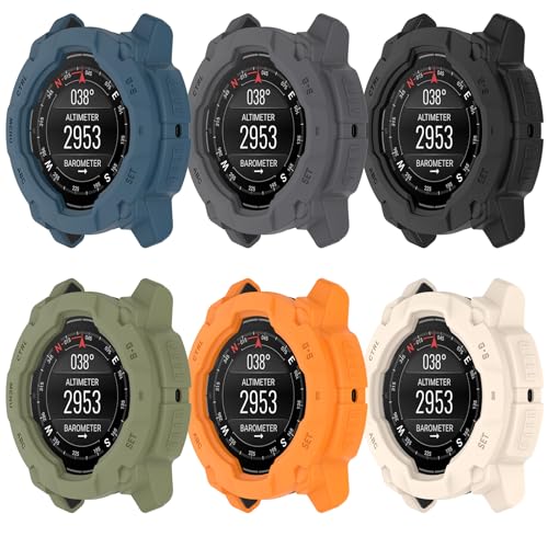 Coque Garmin Instinct E 45mm antichoc silicone noir flexible