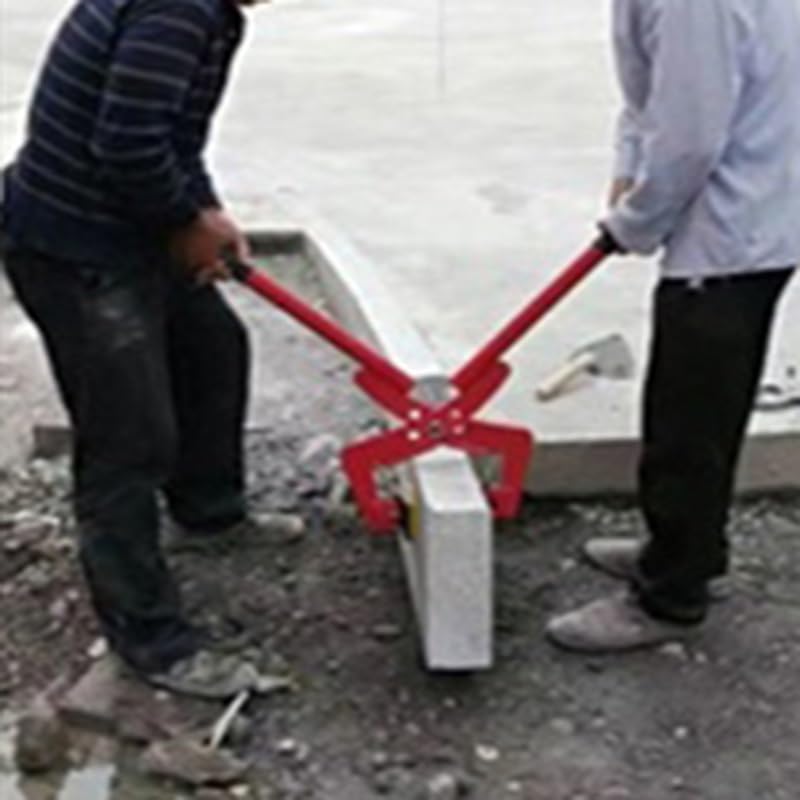 Pince de levage pour granit avec double levier et mâchoire réglable 30 cm