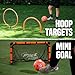 Flick Urban Tekkers Pack 4-in-1 Football Training Equipment for Kids - Tic-Tac-Toe Skills Game Includes Mini Football Goal, x2 Passing Hoops, Exclusive High Grip Mini Football & Football Goal Target