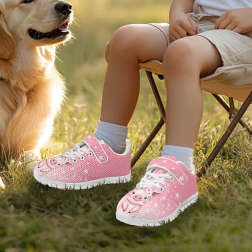 Teen Kids Single Buckle Sneaker,Boys Light Breathable Mesh Sneakers Sports Children Jogging Sports Training Shoes4
