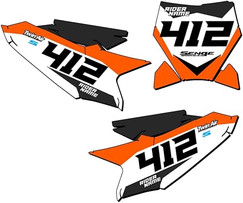 Vista 5 de 2016-2018 SX 50 SG63 Custom MX matrículas Senge Graphics Kit compatible con KTM