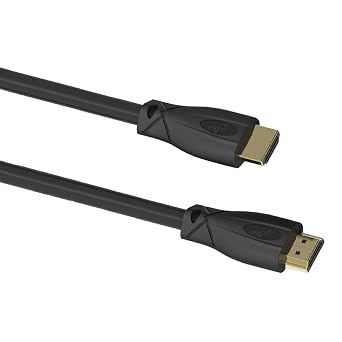 ELG HDMI 2.0 Cable 10ft, 4K@60Hz 18Gbps, HDR, ARC, 3D, Ethernet, 24K Gold Connectors, Triple Shielding, OFC Copper, TV/PS4/PS5/Xbox/Monitor, Black