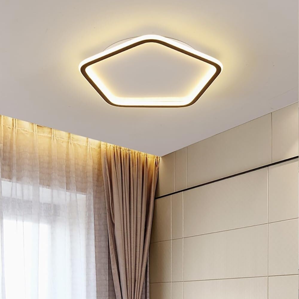 Plafonnier LED encastré de salon pour une ambiance minimaliste et épurée