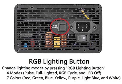 Image of Thermaltake Toughpower GX1 RGB 600W Gold SLI /Crossfire Ready Continuous Power RGB LED ATX12V v2.4 / EPS v2.92 80 Plus Gold Certified 5 Year Warranty Non Modular Power Supply PS-TPD-0600NHFAGU-1