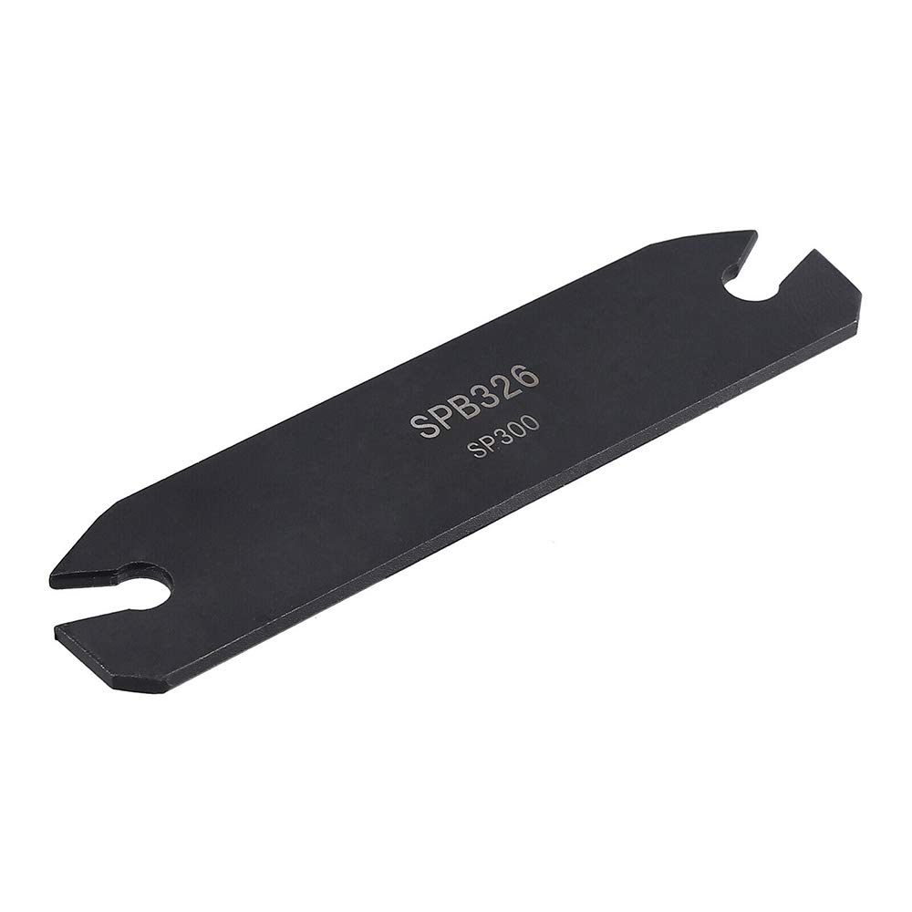Utensili per tornitura tornio SPB326 Utensile da Taglio per scanalatura da 26 mm con Inserti in Metallo Duro da Taglio GTN-3 SP300 da 10 Pezzi