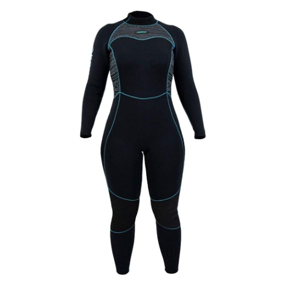 AKONA Womens 7mm Cold Water Full Suit. Quantum Strech Neoprene. Designed to Keep You Warm in The Cold Water for Scuba, Snorkeling, Paddle Boarding, Kayaking, Surfing