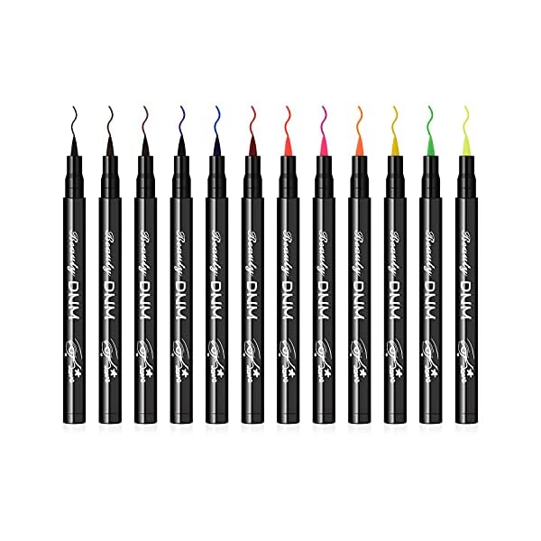 Ownest-12-Colors-Liquid-Eyeliner-SetMatte-Liquid-Eyeliner-Colorful-Eye-Liner-Pen-Neon-Eyeliner-MakeupWaterproof-Smudge-Proof-Smooth-Eyeliner-Pen Ownest 12 Colors Liquid Eyeliner Set, Matte Liquid Eyeliner Colorful Eye Liner Pen Neon Eyeliner Makeup,Waterproof Smudge-Proof Smooth Eyeliner Pen