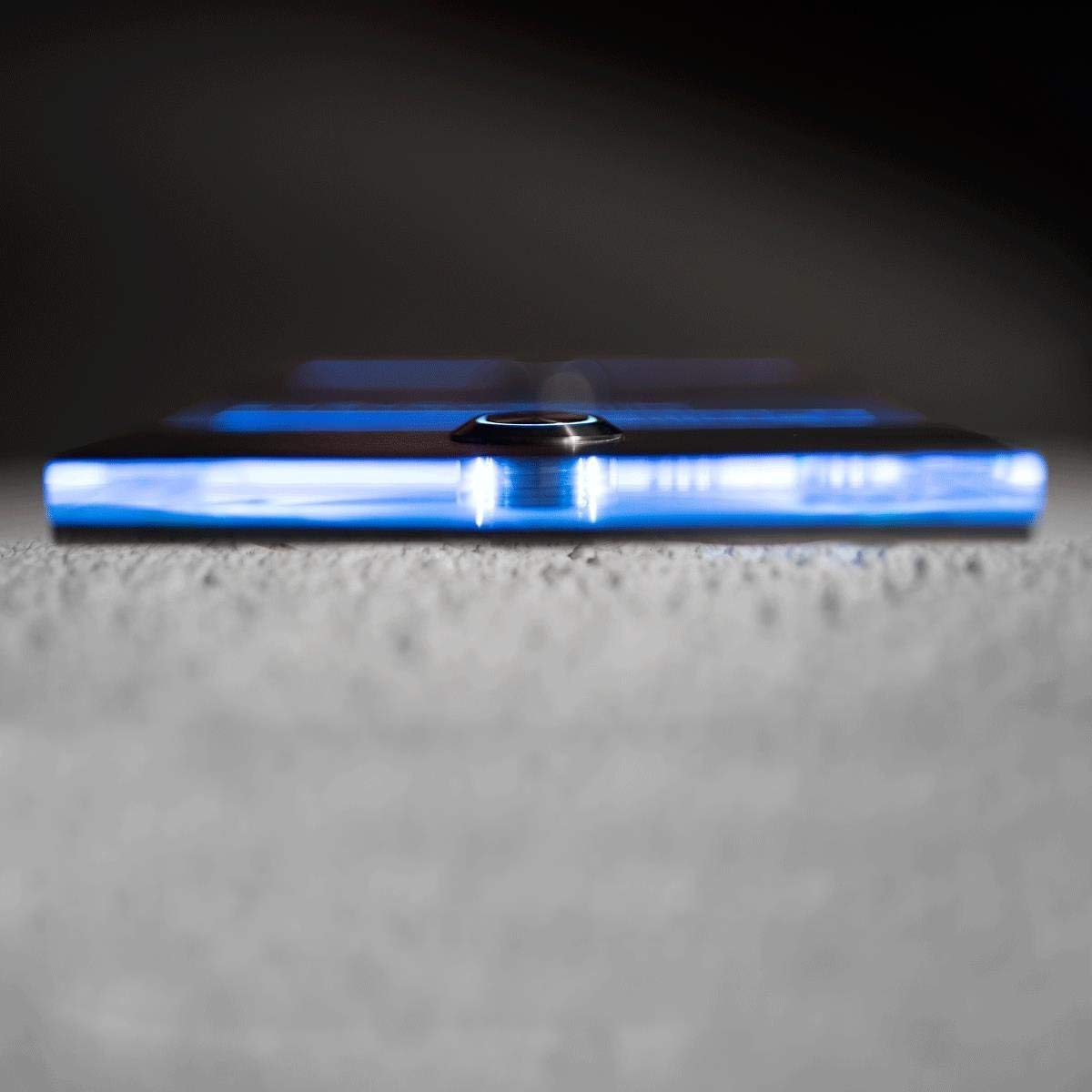 Metzler® Türklingel 2-Fach mit LED-Taster und beleuchtetem 3D-Acrylglas-Namensschild, Edelstahl V2A in Anthrazit (RAL 7016), für Unterputzmontage, Witterungsbeständig, IP67, 110 x 160 mm